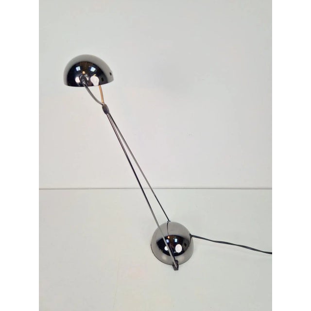 Vintage Silver Meridiana Desk Lamp by Paolo Piva for Stefano Cevoli, 1980s For Sale - Image 4 of 8