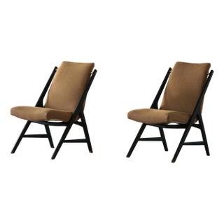 Mid-Century Modern Armchairs in Bouclé, Sweden, 1960s, Set of 2 For Sale