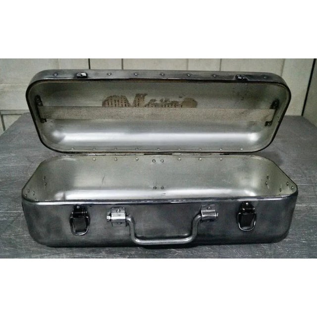 Vintage Aluminium First Aid Box, 1940s For Sale - Image 6 of 11