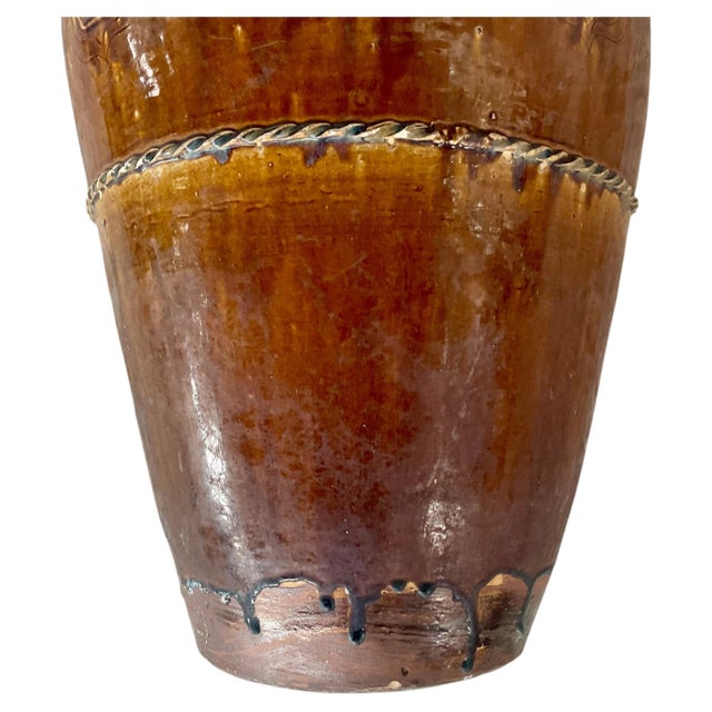 Southeast Asian Qing Martaban Ware Storage Jar For Sale - Image 4 of 12