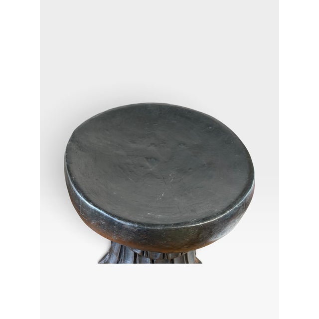 Wood Vintage Tribal Nobility Bamileke Stool/Table Cameroon 15" H For Sale - Image 7 of 10