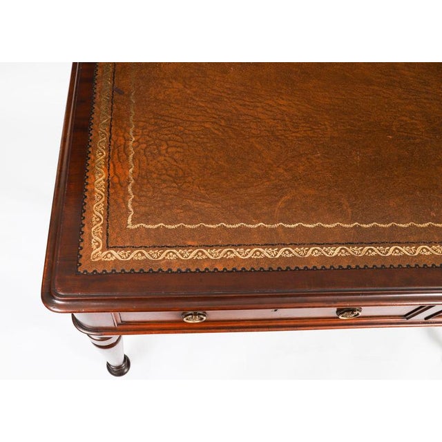 Antique Victorian Writing Table, 19th Century For Sale - Image 5 of 17