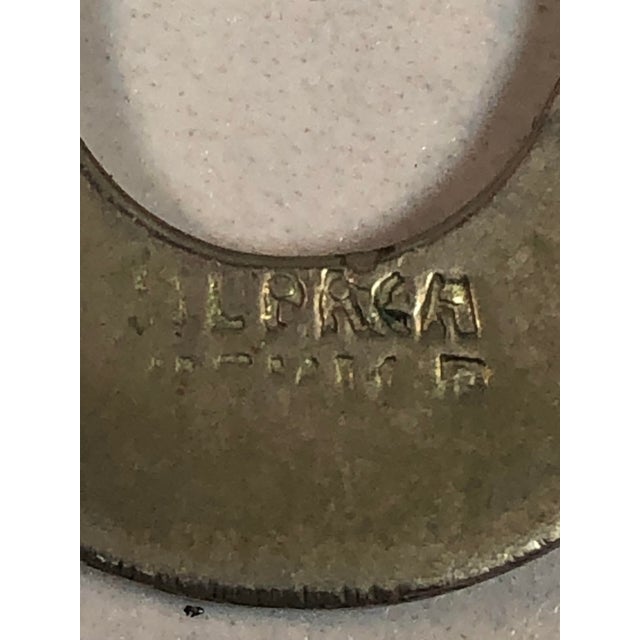 Vintage Abalone Sterling Door Knocker Earrings - A Pair For Sale - Image 4 of 7