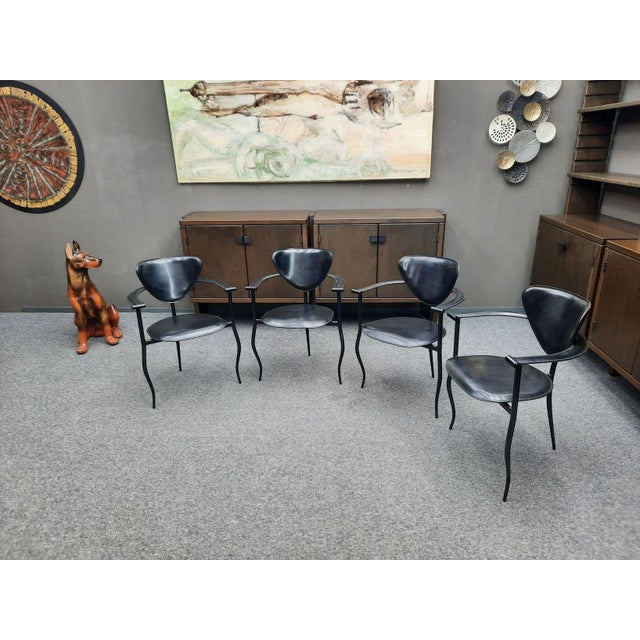 Model Marilyn Chairs from Arrben, 1980s, Set of 4 For Sale - Image 14 of 14