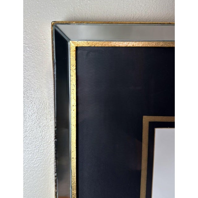1960s Marco Lodola Color Screenprint on Paper, “a.p.” (Artist’s Proof) Mirror-Frame For Sale - Image 17 of 18