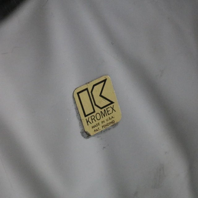 Kromex Chrome & Goldtone Serving & Tidbit Trays - Set of 3 For Sale - Image 9 of 11