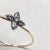 Syna Oxidized Silver Yellow Gold Flower Bracelet with Diamonds For Sale In New York - Image 6 of 11