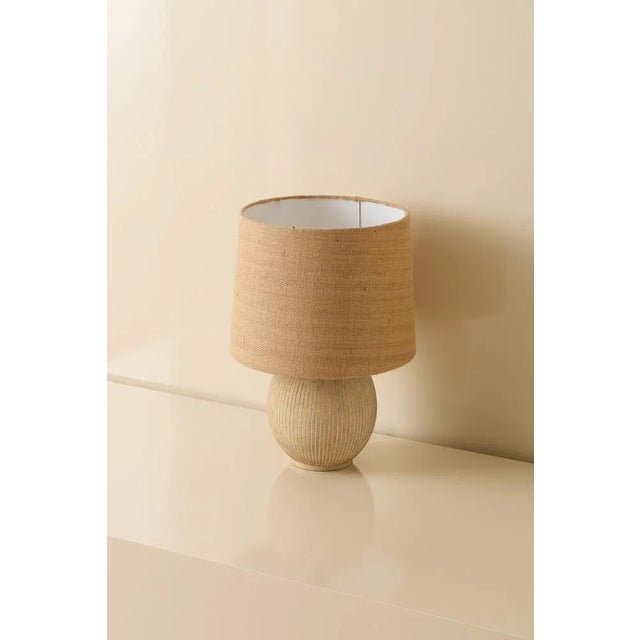 Edgar Böckman table lamp, Sweden, 1950s. New wiring + new lamp shade. This piece is attributed to the mentioned...