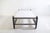 Black and White Coffee Table in Lacquered Wood and Chrome, Italy, 1970s For Sale - Image 3 of 9