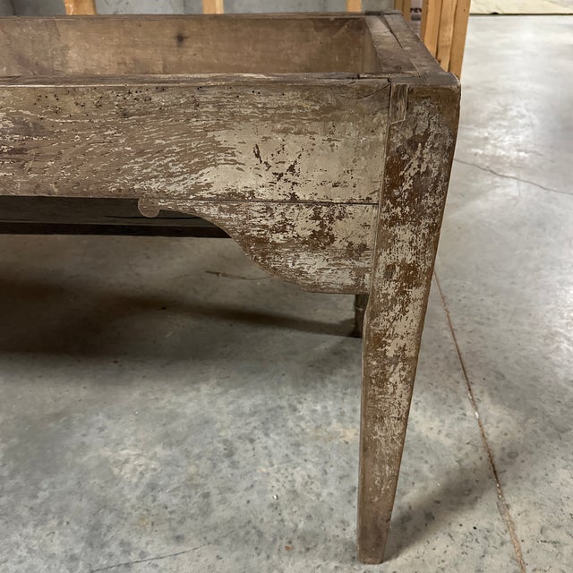 Vintage Wood Barrel Bottom Potting Bench For Sale In Atlanta - Image 6 of 7