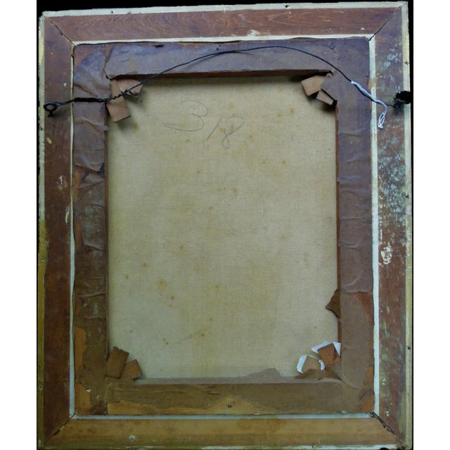 Late 19th Century Circa 1900 "Boy with a Dog" Oil Painting by G. Bennet, Framed For Sale - Image 5 of 9