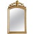 French 19th Century Vertical Gold Gilt Mirror with Floral crest For Sale In Miami - Image 6 of 18