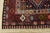 Yalameh Rug 3'5'' X 4'9'' Multicolor Wool Vintage Tribal Hand-Knotted Carpet For Sale - Image 9 of 12