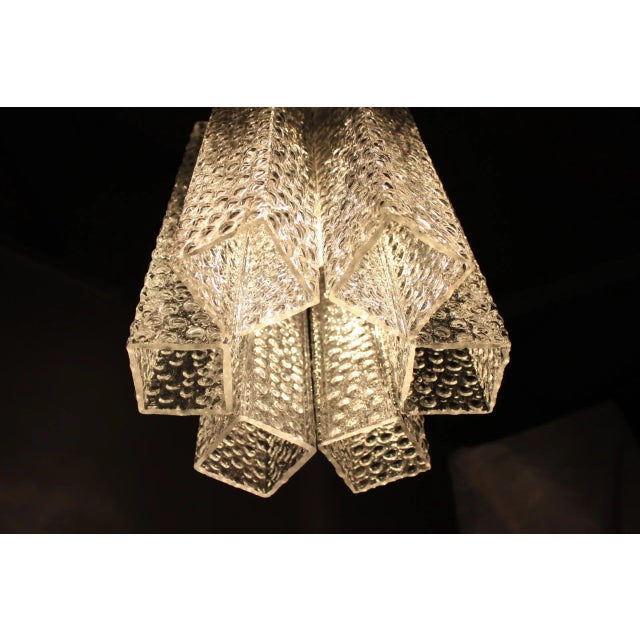 Vintage Glass Pendant from Kamenický Šenov, 1960s For Sale - Image 6 of 12