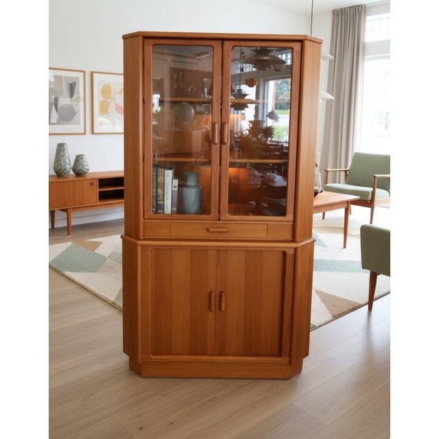 Vintage Danish Corner Cabinet in Teak from Dyrlund, 1960s For Sale - Image 16 of 16