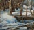 1990s Winter Landscape Oil Painting, Antique Impressionism, Ukrainian Artist 60-70 For Sale - Image 5 of 6