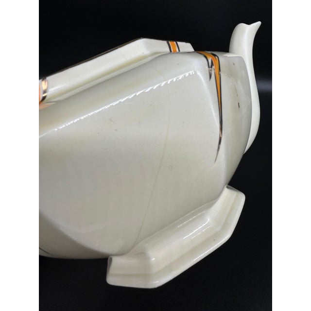 Ceramic Art Deco Tea Set by Hugh Longport for Konny Kraft, 1920s, Set of 3 For Sale - Image 7 of 18