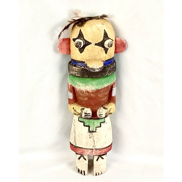 Painted Wood Kachina Style Figure (#2) For Sale - Image 9 of 9