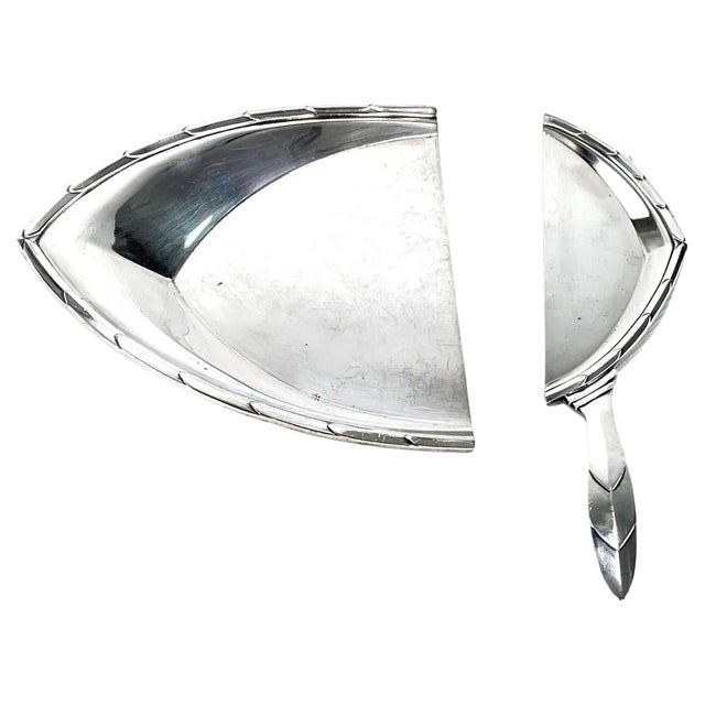 Art Deco Gallia Silver Plate Table Dustpan by Christofle, 1920s For Sale