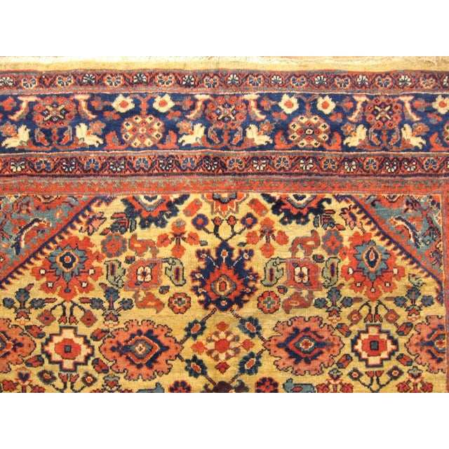 Persian Antique Persian Sultanabad Oriental Carpet, Room Size, with Central Medallion For Sale - Image 3 of 6