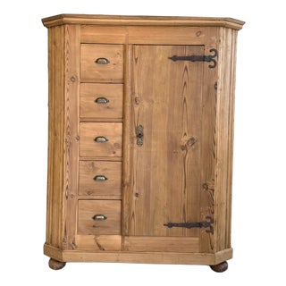Antique Baroque Pantry Cupboard For Sale
