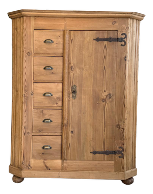 Antique Baroque Pantry Cupboard