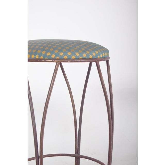 Mid-Century Danish Metal High Stools, 1960s, Set of 2 For Sale - Image 6 of 14