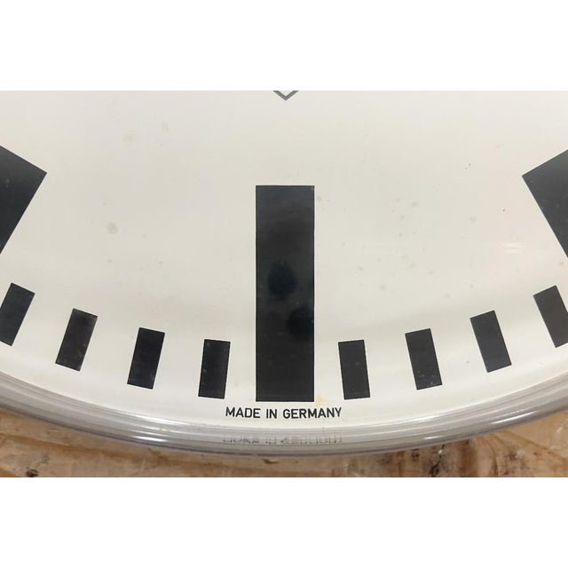 Industrial Acrylic Glass Station Wall Clock from Tn, 1960s For Sale - Image 14 of 17