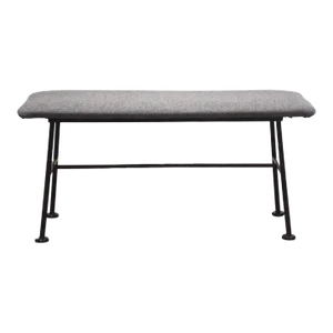 1950s Lee Woodard Iron Bench