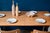 Extendable Table with Bent Steel and Light Wood Legs, 1990s For Sale - Image 3 of 18