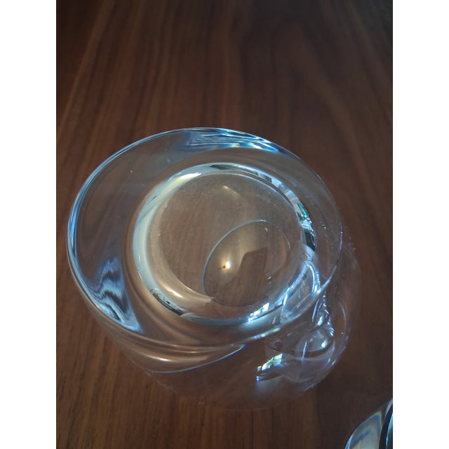 Contemporary Nambé Tilt Double Old-Fashioned Glasses - Set of 2 For Sale - Image 3 of 4
