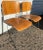Chestnut 1950s Pair of David Rowland 40/4 Blonde Ash Desk/ Side Chairs For Sale - Image 8 of 13