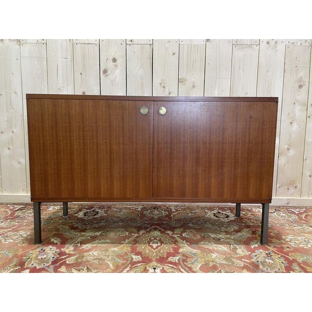 Wood Buffet in Mahogany by Louis Paolizzi, 1960s For Sale - Image 7 of 7