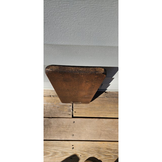 Burnt Umber Speculaasplank Mold - Antique Dutch Hand-Carved Cookie Mold for Gingerbread/Speculaas For Sale - Image 8 of 9
