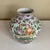 Metal Vintage Asian Floral Vase For Sale - Image 7 of 8