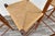 Brown 1970s Set of 3 Danish Modern Style Oak Bar Stools With Rush Seats | Mid-Century For Sale - Image 8 of 18