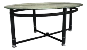 Regency Glass Coffee Table, 1980s