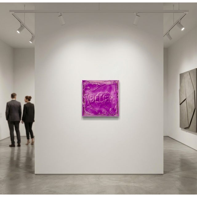 Not Yet Made - Made To Order Giuseppe Castellano for GC Light Italia, Blue?, 2026, Concrete on Canvas For Sale - Image 5 of 5