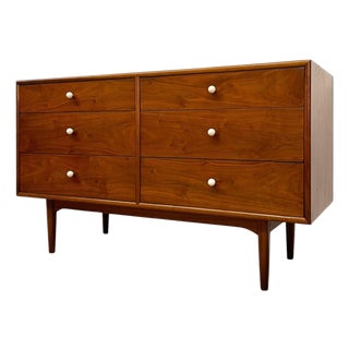 1970s Kipp Stewart for Drexel Declaration Mid Century Modern 6 Drawer Dresser With Dovetail Construction For Sale