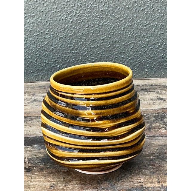 Vintage Original Studio Pottery Vase For Sale - Image 12 of 12