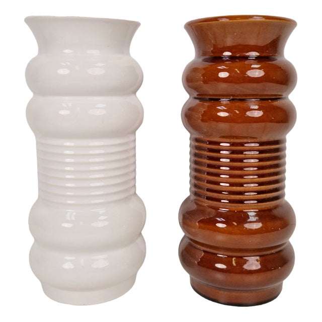 720/30 Ceramic Vase from Alfred Klein, West Germany, 1970s, Set of 2 For Sale