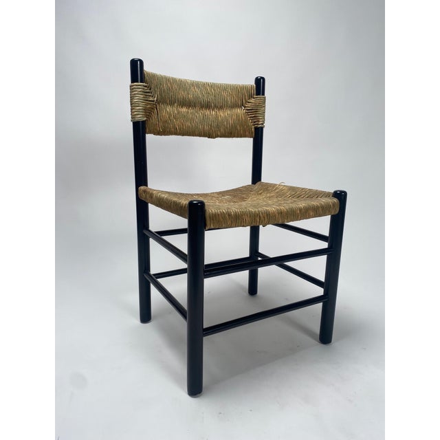 Mid-Century Dordogne Chairs in the style of Charlotte Perriand, 1960s, Set of 4 For Sale - Image 3 of 15
