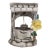 Hand Painted Porcelain Ceramic Wishing Well With Hanging Bucket Figurine 5047c For Sale
