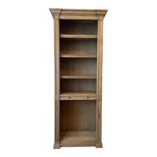 Restoration Hardware Oak Bookshelf For Sale