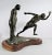Metal Kenneth Johnson, The Athlete and his Coach, Circa 1980 For Sale - Image 7 of 7