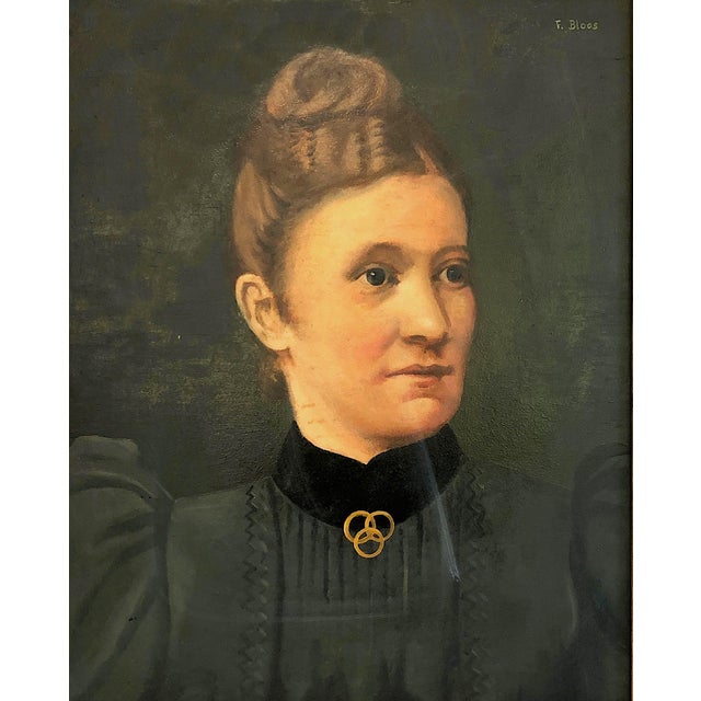 On offer is a vivid portrait of an unknown woman. However, her styling tells us much about her social standing. The dark,...