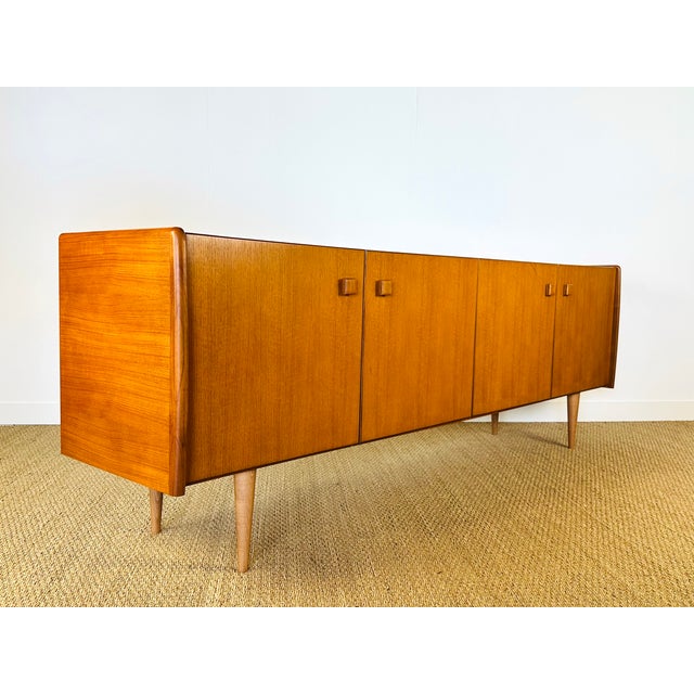 Scandinavian Teak Sideboard, 1960s For Sale - Image 13 of 17