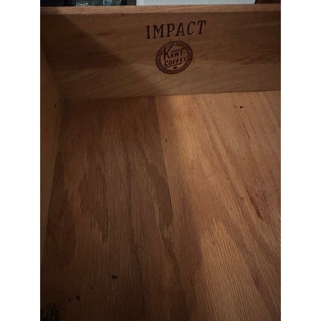 1960s Kent Coffey “Impact” Lowboy 9-Drawer 1960s MCM Mid-Century Mahogany Vintage Danish Inspired Dresser For Sale - Image 5 of 7