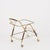Metal Brass and Walnut Bar Cart by Cesare Lacca, Italy, 1950s For Sale - Image 7 of 14
