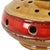 Large Vintage Red and Yellow Ceramic Lamp Base, 1960s For Sale - Image 13 of 18